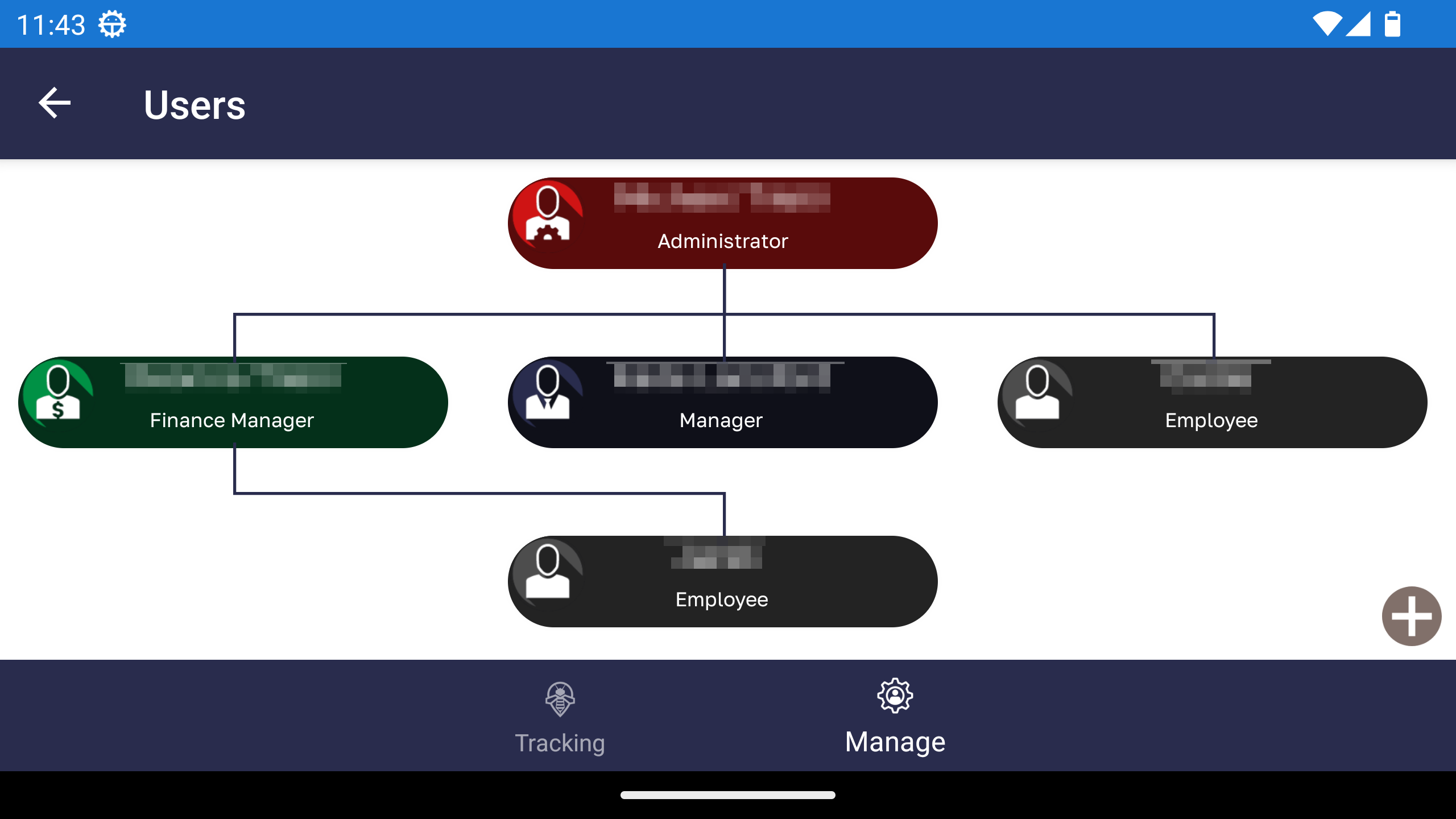 MarkIt team management screen showing rep list with roles and status